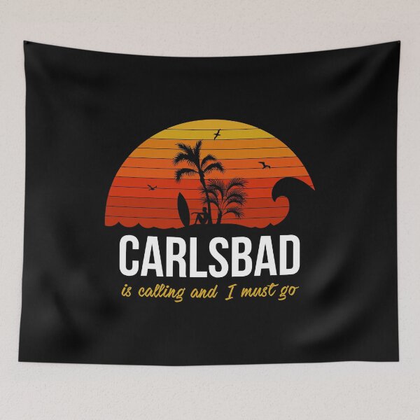 Item preview, Funny Carlsbad Is Calling California Beach Vacation product designed and sold by jakehughes2015.