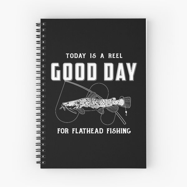 Item preview, Funny Flathead Catfish Reel Good Day Fishing Pun graphic designed and sold by jakehughes2015.