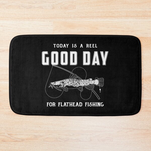 Item preview, Funny Flathead Catfish Reel Good Day Fishing Pun graphic designed and sold by jakehughes2015.