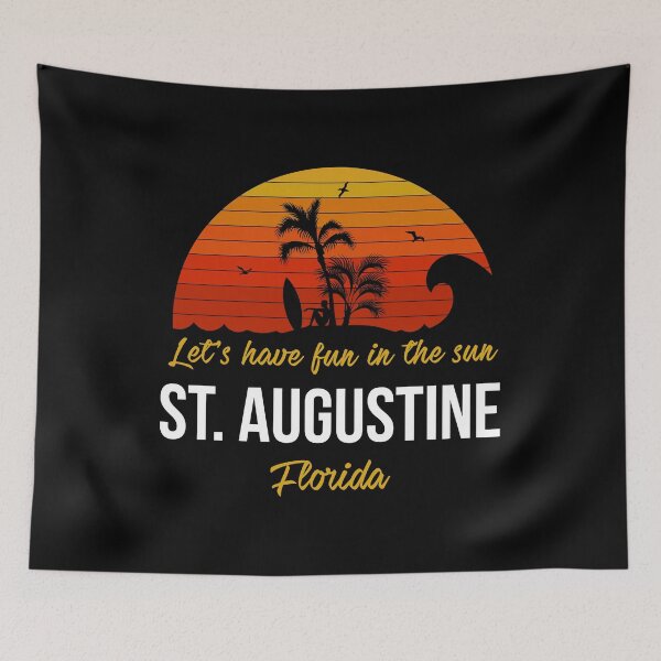 Item preview, St. Augustine Florida Beach Vacation Let's Have Fun print designed and sold by jakehughes2015.