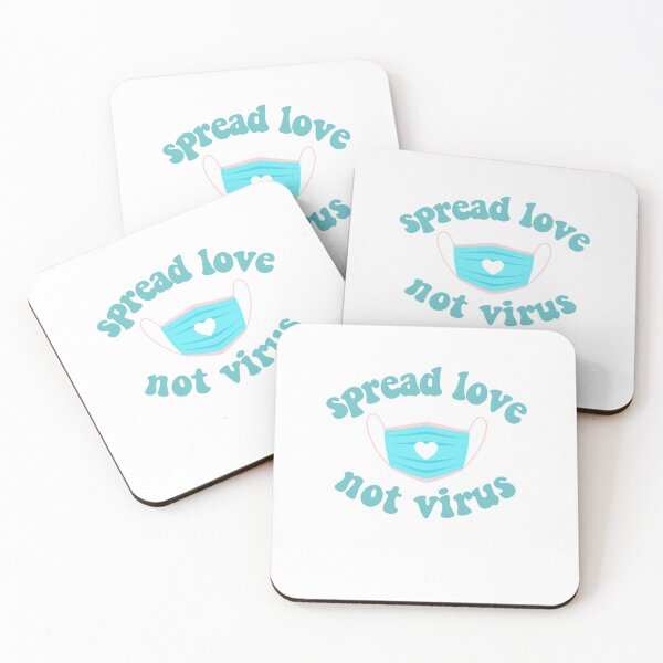 Item preview, spread love, not virus designed and sold by Beatriz Barreto.