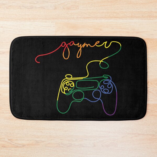 Item preview, Rainbow Gamer LGBT Gaymer Video Game Controller designed and sold by ecomdesign.