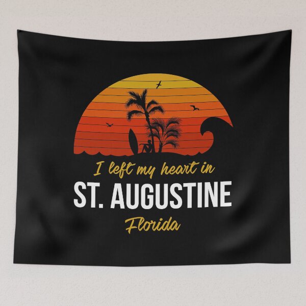 Item preview, Funny St. Augustine Florida Beach Vacation I Left My Heart graphic designed and sold by jakehughes2015.