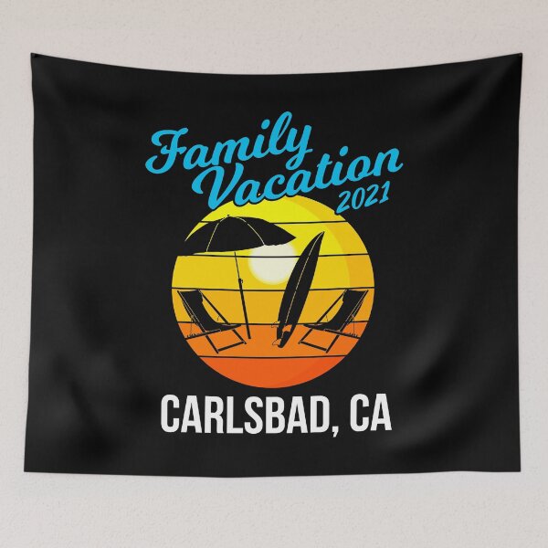 Item preview, Fun Family Matching Carlsbad California Beach Vacation 2021 graphic designed and sold by jakehughes2015.