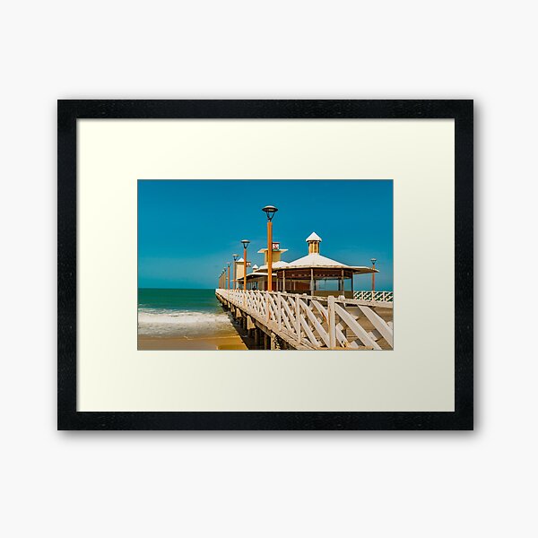 Item preview, Breakwater Walkway at Fortaleza Beach designed and sold by DFLC Prints.