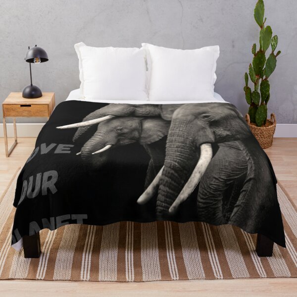 Item preview, Love Our Planet and elephants. designed and sold by shaymaakhalaf.