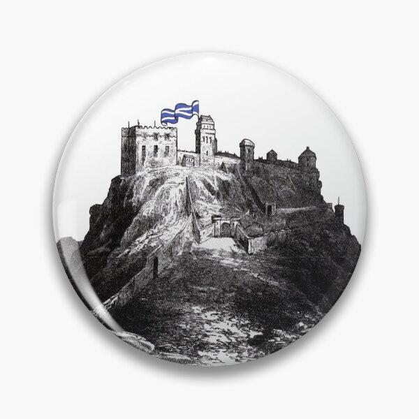 Item preview, Edinburgh Castle with Saltire designed and sold by FlikeNoir.