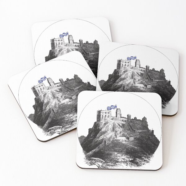 Item preview, Edinburgh Castle with Saltire designed and sold by FlikeNoir.