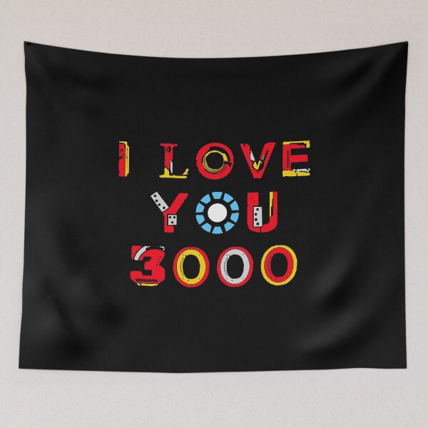 Item preview,  I Love You 3000, funny, cool, superhero, hero, movie, film t-shirt designed and sold by ShernocaDegraff.