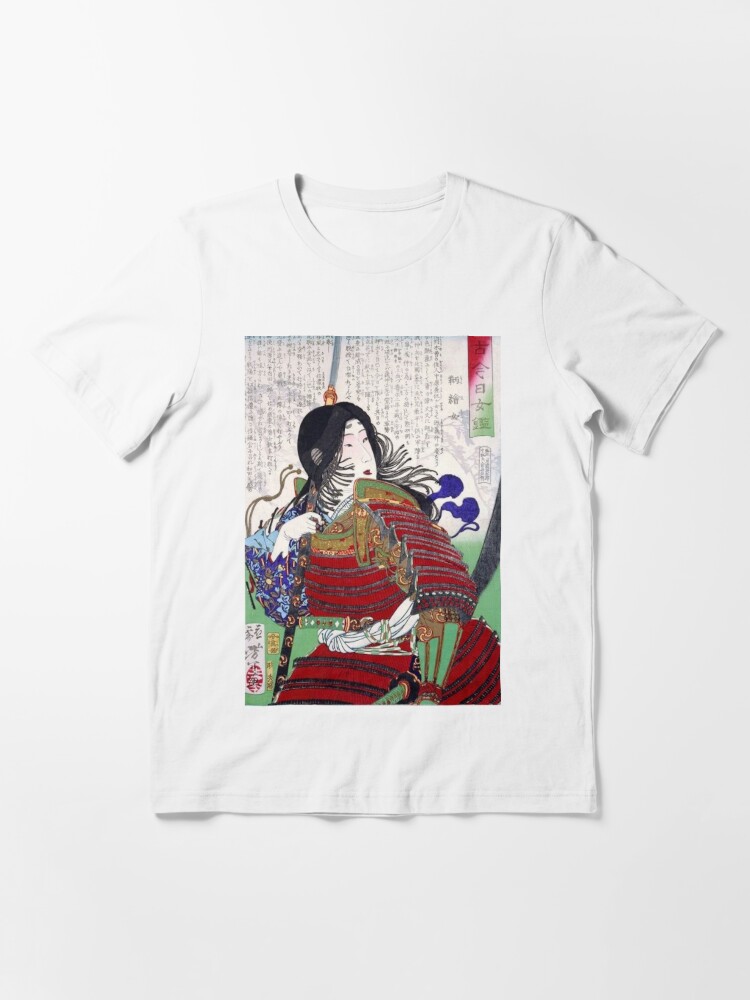 Estampe japonaise ukiyo e du grand samoura f minin Tomoe Gozen par Tsukioka Yoshitoshi T shirt essentiel