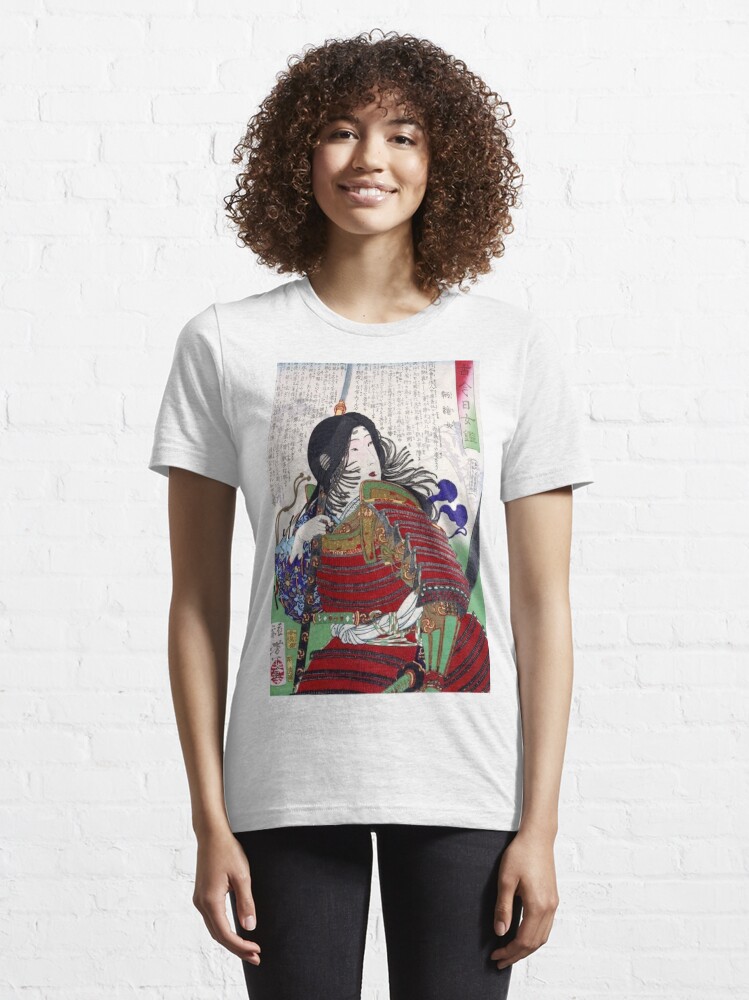 Estampe japonaise ukiyo e du grand samoura f minin Tomoe Gozen par Tsukioka Yoshitoshi T shirt essentiel