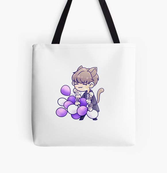 Lil Meow Meow All Over Print Tote Bag