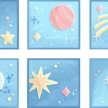 Artwork thumbnail, Galaxy Blocks by Instagenie Shop