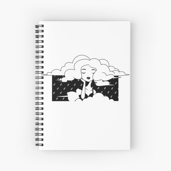 Raincloud Spiral Notebook