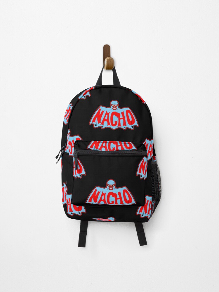 Thumbnail 1 of 3, Backpack, Nacho StickerReligious Man designed and sold by Maloch.