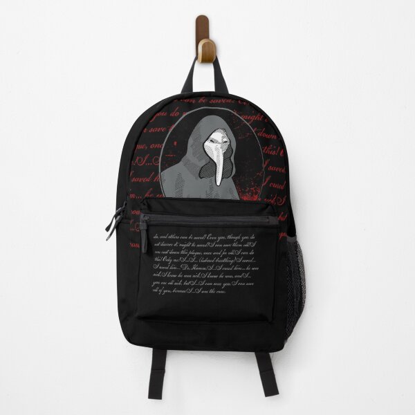 SCP-040 Plague Doctor SCP Foundation Quote Backpack
