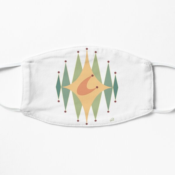 Retro Diamonds Flat Mask