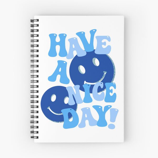 Item preview, HAVE A NICE DAY! - blue designed and sold by Julia Santos.