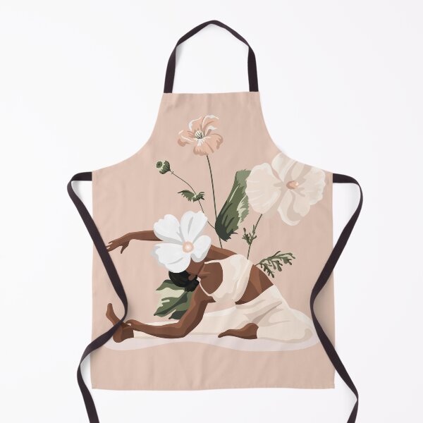 Item preview, Floral yoga health and wellness minimal boho illustration designed and sold by Rakuten Mallor.