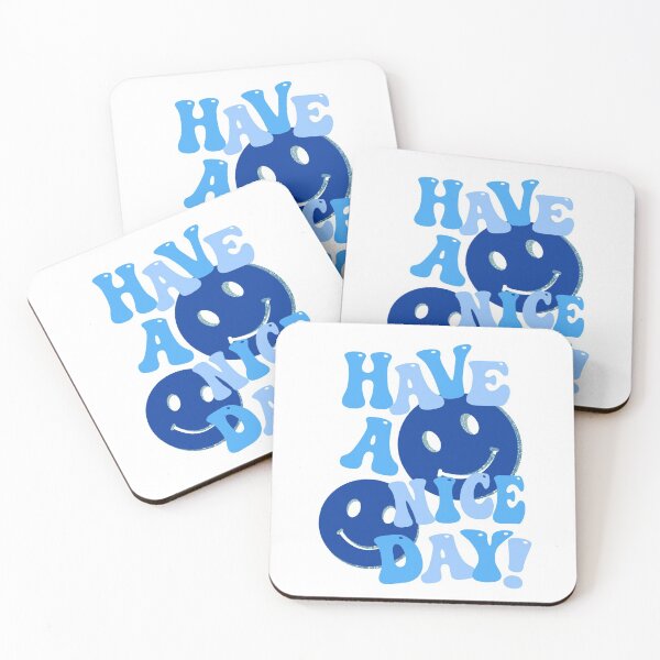 Item preview, HAVE A NICE DAY! - blue designed and sold by Julia Santos.
