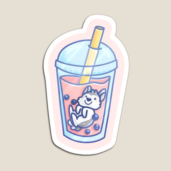 Boba husky Magnet