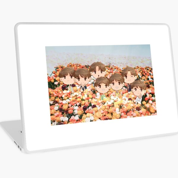 BTS Flowerfield Laptop Skin