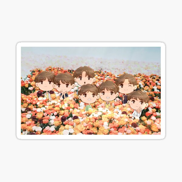 BTS Flowerfield Sticker