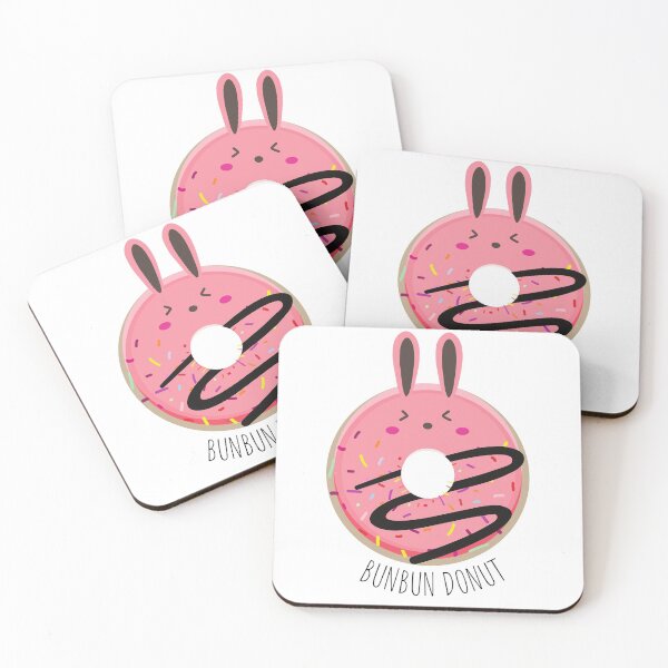 Item preview, Cute Bunny Donut (Pink, Sprinkle, Drizzle) designed and sold by sanashibata.