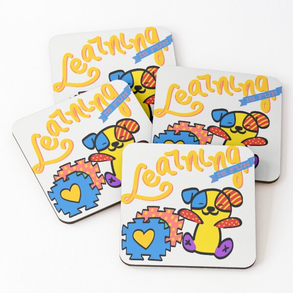 Item preview, Learning Is Fun with Puzzle and Plush Dog designed and sold by LifeProApperal.