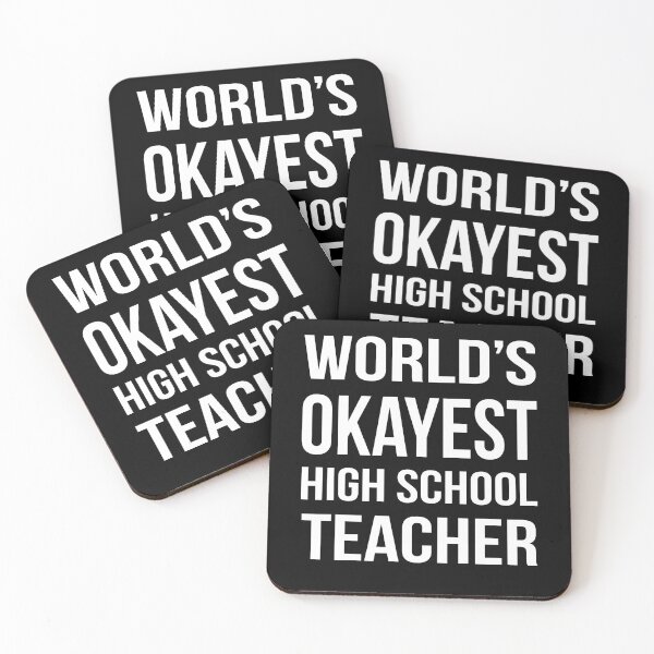Item preview, Worlds Okayest High School Teacher designed and sold by CeciLop.