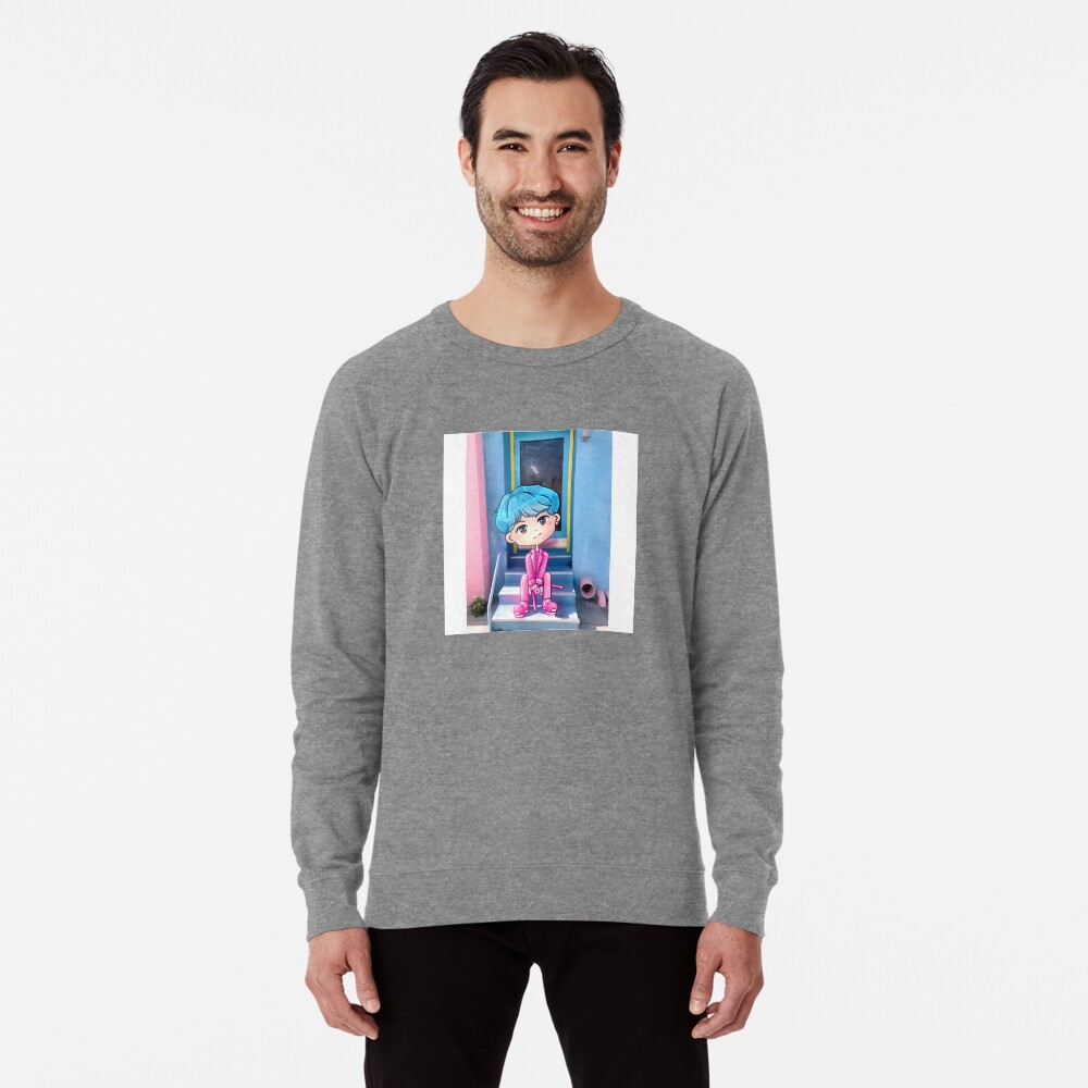 Item preview, Lightweight Sweatshirt designed and sold by instadrawvhs.
