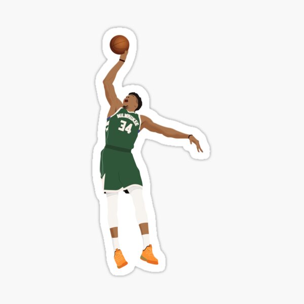 Giannis Antetokounmpo Milwaukee Bucks Sticker