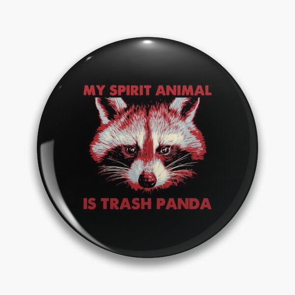 Artikelvorschau, Mein Krafttier ist Trash Panda Rot und Blau entworfen und verkauft von jaquelynco.