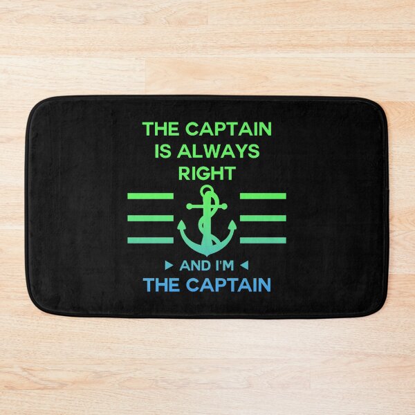 Item preview, The Captain is Always Right and I'm The Captain designed and sold by InkonoStore.