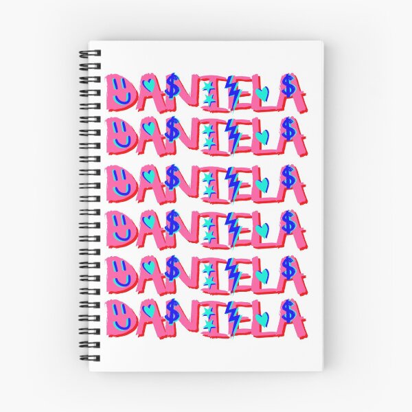 Item preview, DANIELA name - pink and blue designed and sold by Julia Santos.