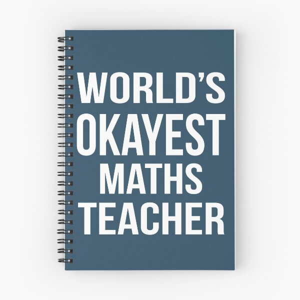 Item preview, Worlds Okayest Maths Teacher designed and sold by CeciLop.