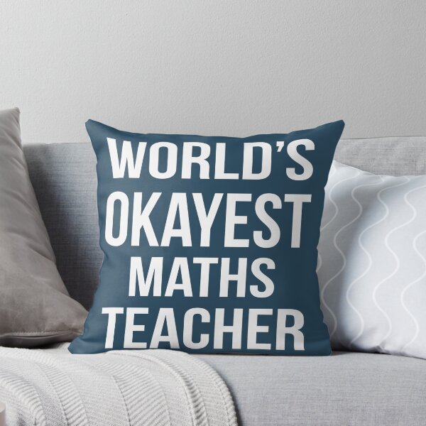 Item preview, Worlds Okayest Maths Teacher designed and sold by CeciLop.