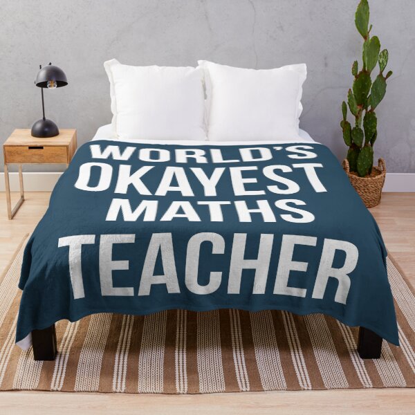 Item preview, Worlds Okayest Maths Teacher designed and sold by CeciLop.