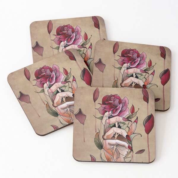 Item preview, rose tattoo neotraditional designed and sold by cat poe.