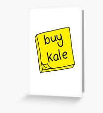 Buy Kale Greeting Card