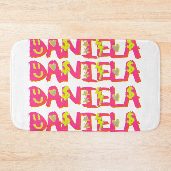 Item preview, DANIELA name - pink and yellow designed and sold by Julia Santos.