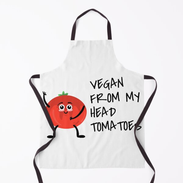 Item preview, VEGAN FROM MY HEAD TOMATOES designed and sold by MIKE'S PRINT ON DEMAND.