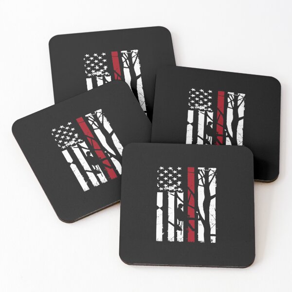 Item preview, Funny Arborist Men Lumberjack Red Line American Flag Patriot designed and sold by soapeselvi.