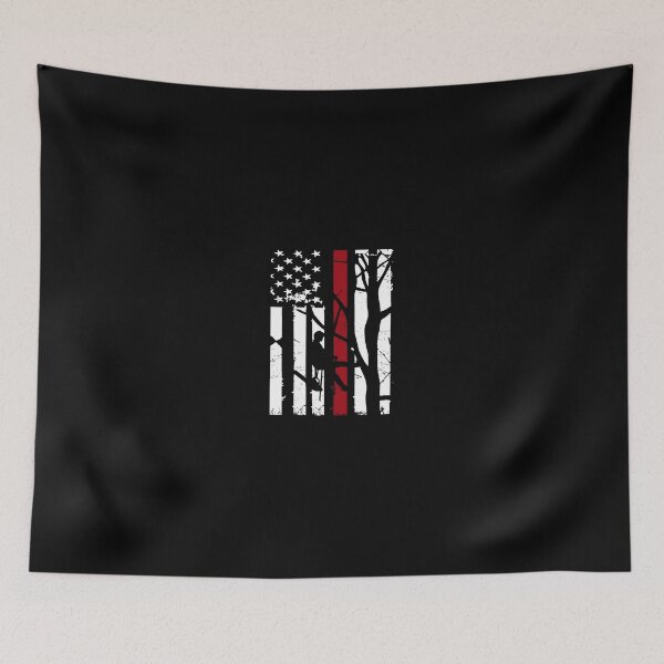 Item preview, Funny Arborist Men Lumberjack Red Line American Flag Patriot designed and sold by soapeselvi.