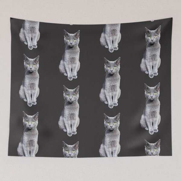 Item preview, Russian Blue Cat Kitten  designed and sold by ElegantCat.