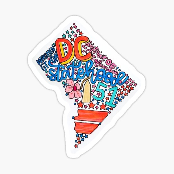 DC statehood Sticker
