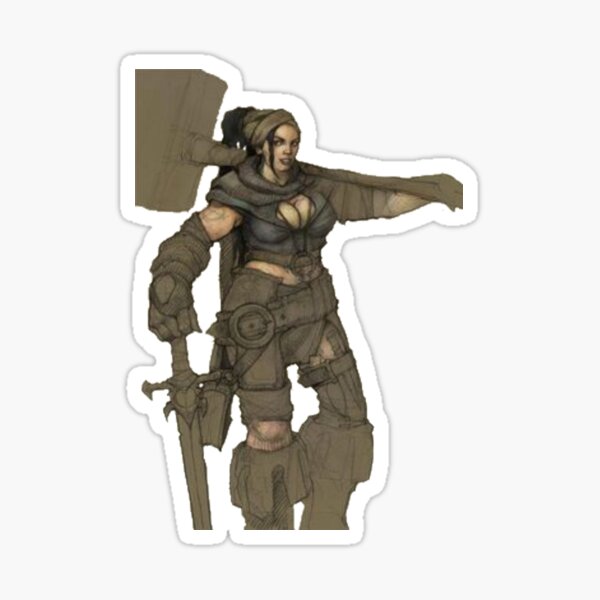 "Hammer ~ Fable 2" Sticker for Sale by Queenmadison1 | Redbubble