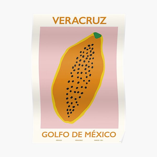 Veracruz Golfo de Mexico Poster