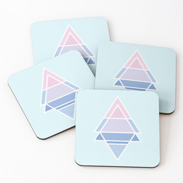 Item preview, Geometric Triangle Emblem Pattern  designed and sold by 11thIdeaDesigns.