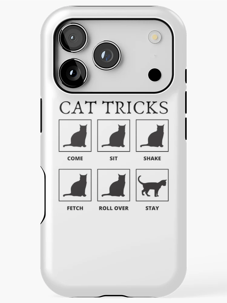 Thumbnail 1 of 4, iPhone Case, Cat tricks designed and sold by Rondeboy.